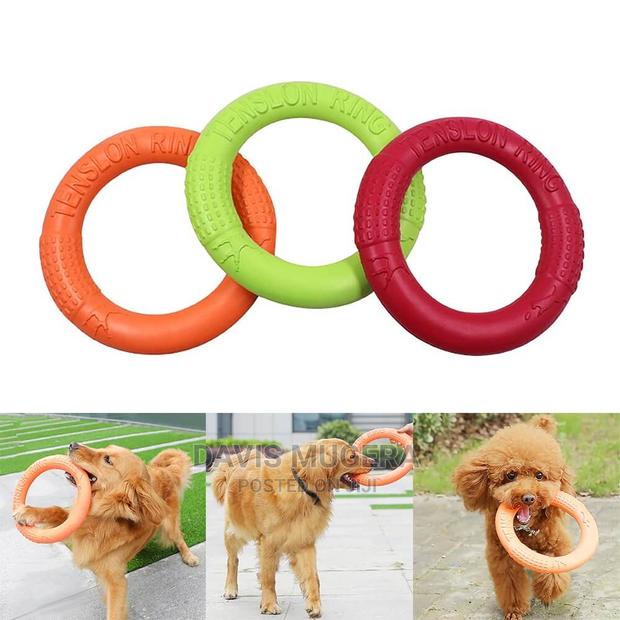 Tension Ring Frisbee Floating Dog Toy - thumbnail 4