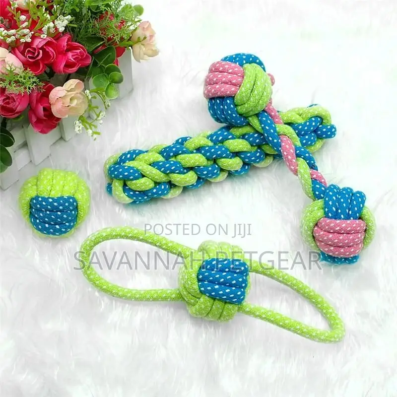 7 Toys Set Tough Rope Dog Toys for Playing, Training Teeth