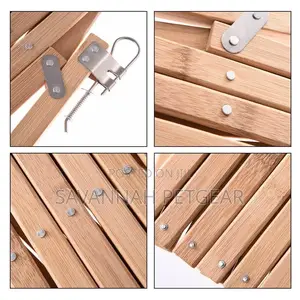 Expandable Swing Wooden Dog Gate