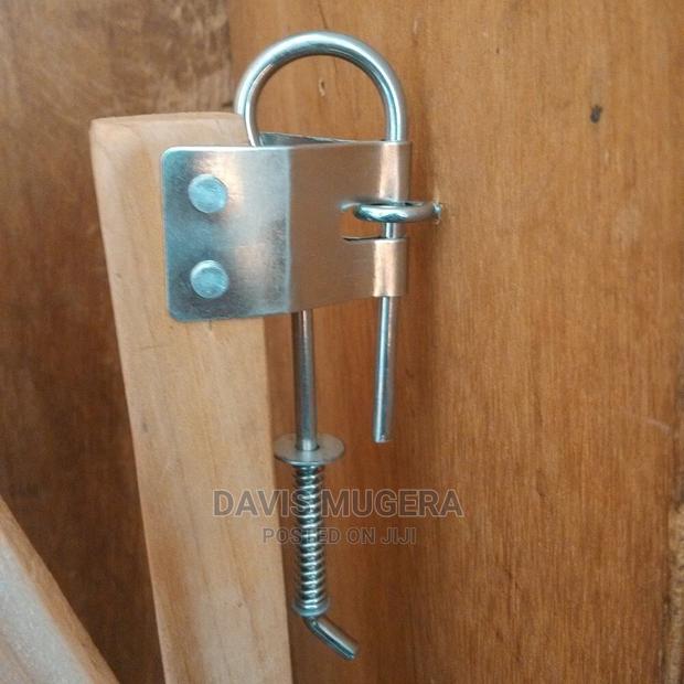 Expandable Swing Wooden Dog Gate - thumbnail 5