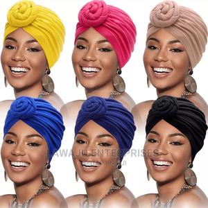 100% Cotton Turban Headband Head Wrap Bonnet Cap - thumbnail 2