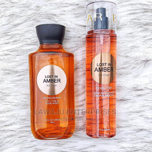 Lost in Amber for Men 2in1 (Body Mist + Shower Gel)Scent