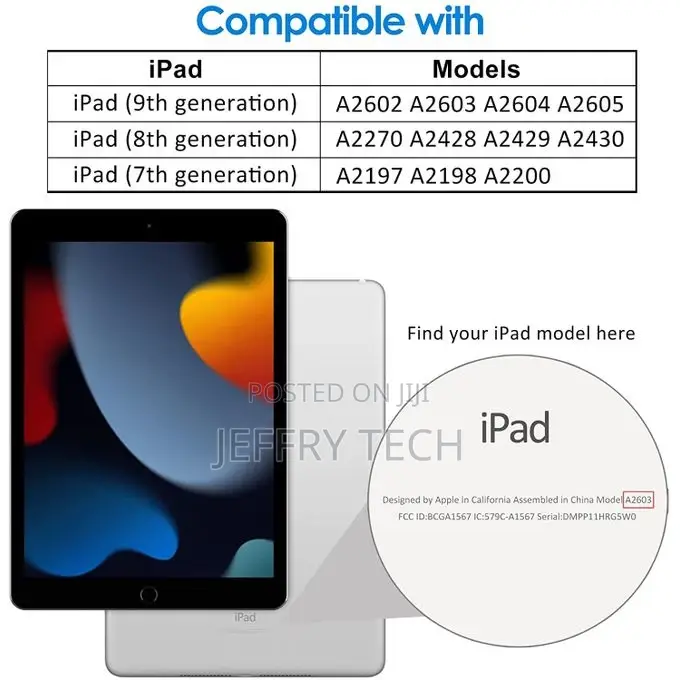 Case for iPad 10.2-Inch (2021/2020/2019 Model, 9/8/7 Generat