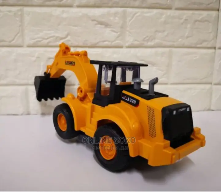 Kids Battery Operated Bump and Go Excavator Truck Toy