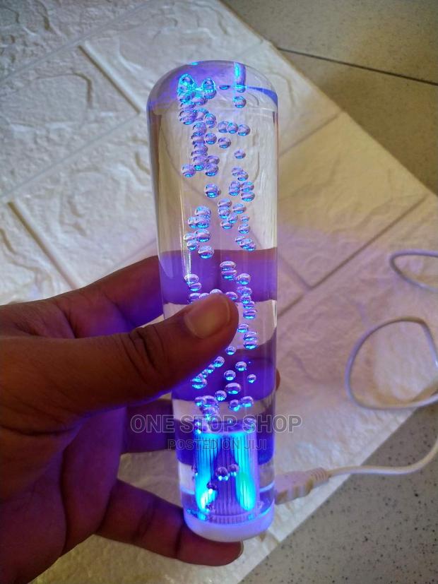 Universal Clear Crystal Gear Knobs With Usb Lights