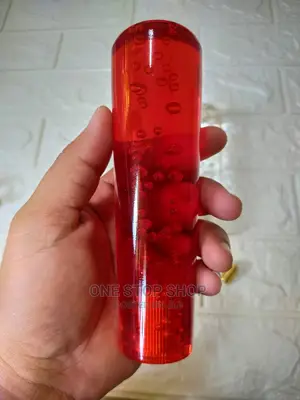 Red Bubble Crystal Gear Knob With Usb Light
