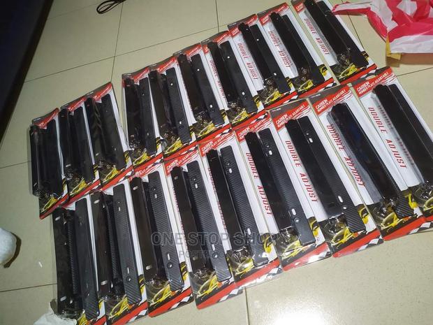 Carbon Adjustable Metallic Number Plate Holder - thumbnail 4