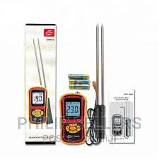 LCD Cereal Moisture Meter For Rice Corn Grain Temperature Mo - thumbnail 2