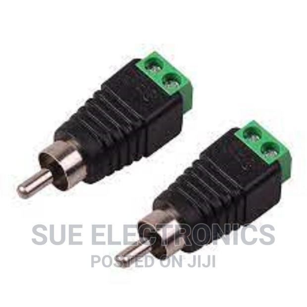 RCA Male Power Connector for CCTV Camera at 250
