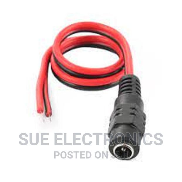 Universal Male / Female DC Red Black Jack Connector Cable