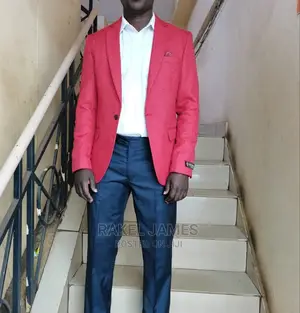 Red Men's Blazer