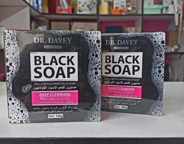 Dr Davey Collagen Charcoal Soap - main view