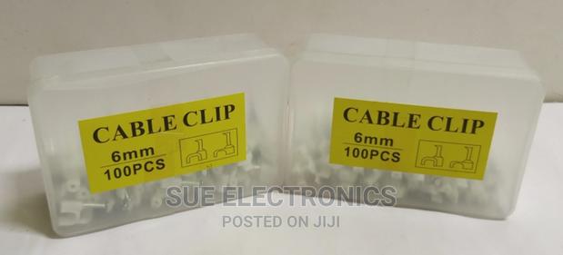 Nail Cable Clip 6mm