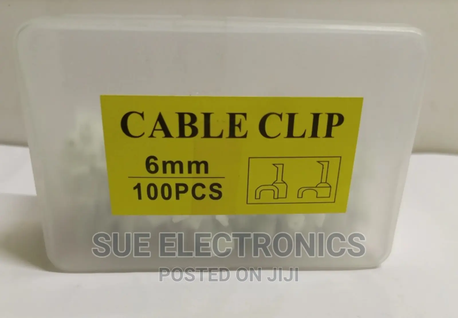 6mm Cable Clips Cat5e CAT6 in Nairobi Central Accessories & Supplies