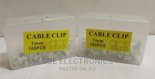 7mm Ethernet Cable Clips Clamps