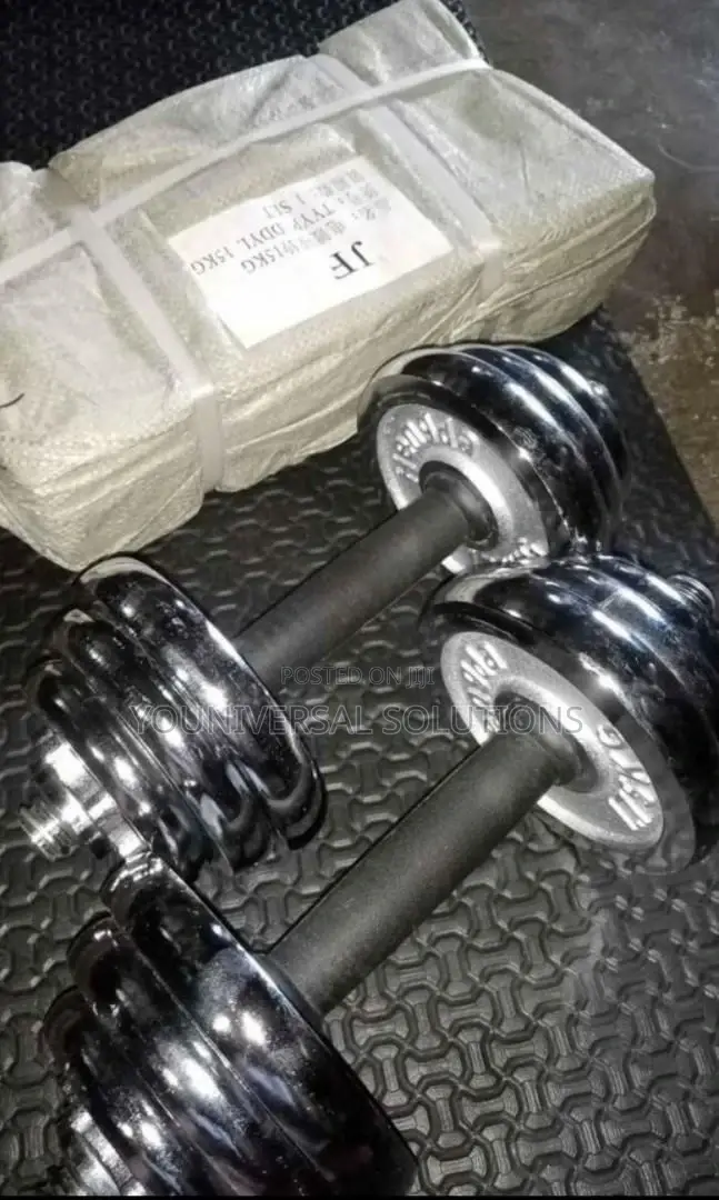 Hard Coat Plate 10kgs Chrome Dumbells