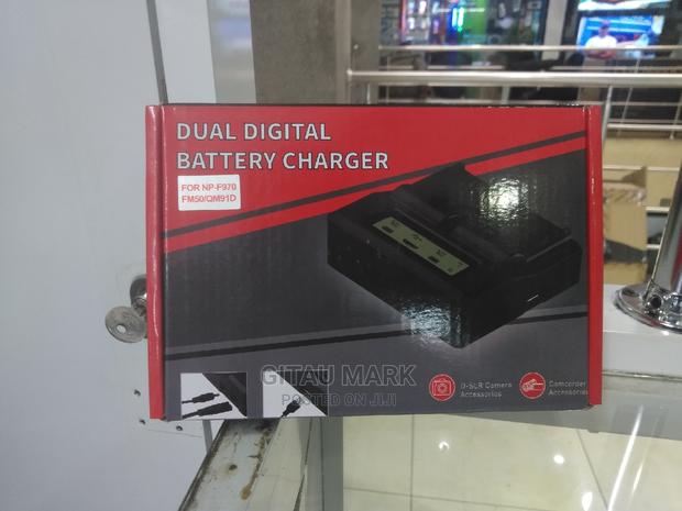 Dual Charger for Sony NP F970, F770 and F570 Batteries