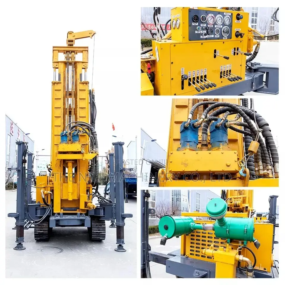 Water Well Drilling Rig Machine Driven By Diesel Engine