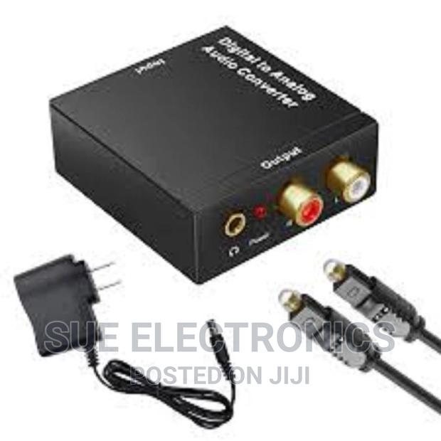 Tv-Out Cable Digital to Analog Audio Converter Digital Optic