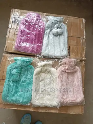 2L Warm Hot Water Bottle With Plush Heat Preservation Cover