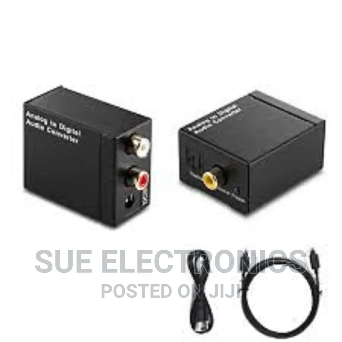 Analog to Digital Optical Coaxial Audio Converter Adap