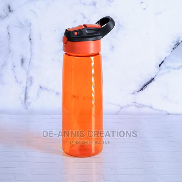 Orange Plastic Bottles