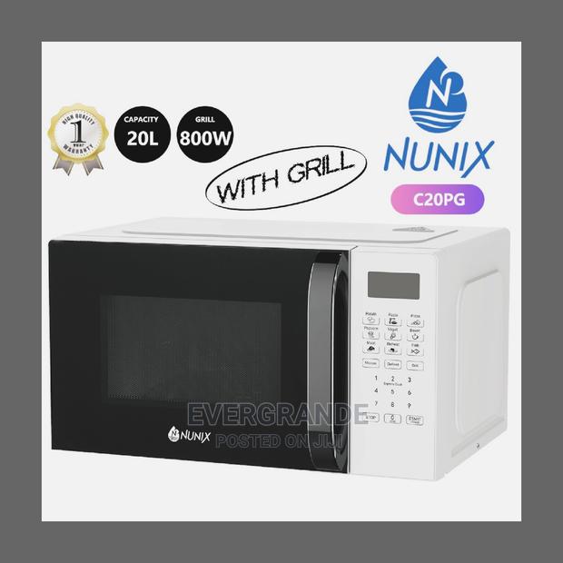 20 Litre Nunix Microwave With Grill 800 Watts.