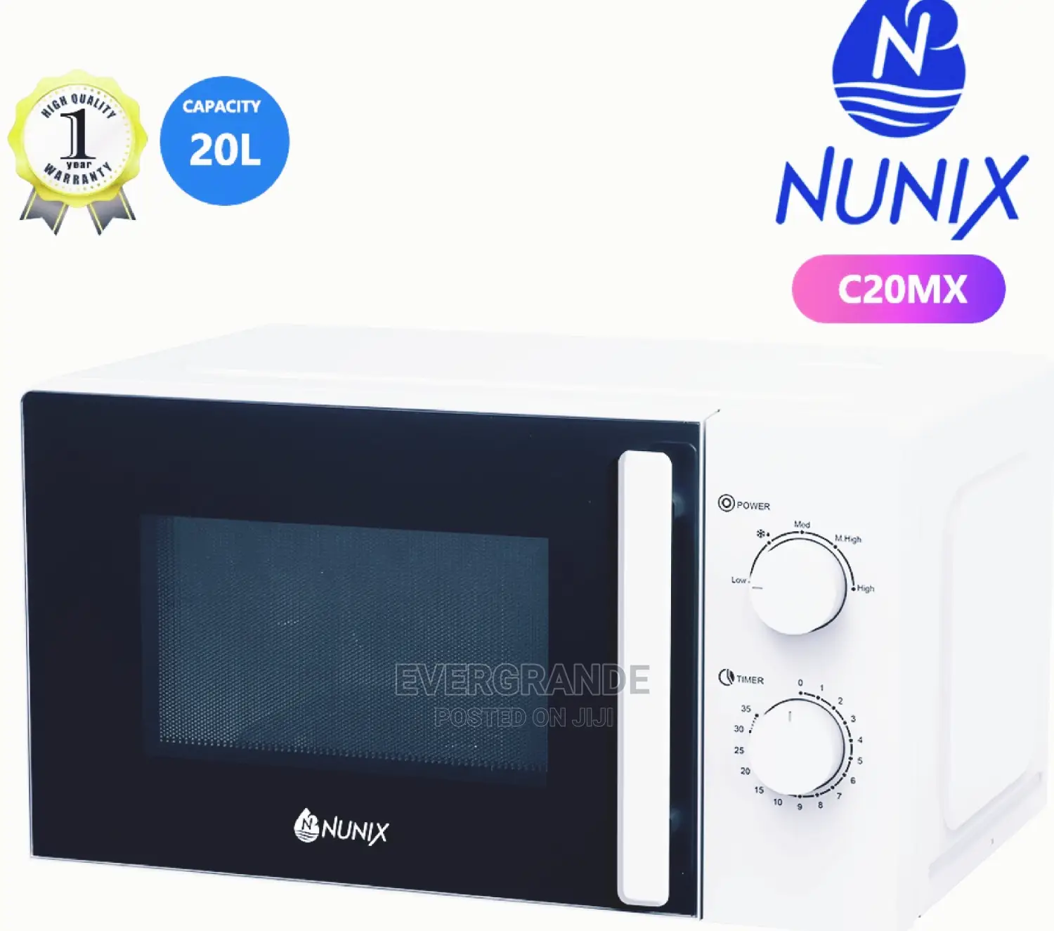 Nunix Microwave 20 Litre Manual