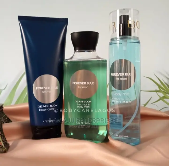 Forever Blue for Men 3in1(Shower Gel,Body Mist + Body Cream)