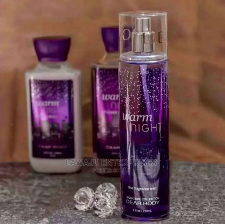 Warm Night 3in1 (Shower Gel, Body Mist + Body Lotion) Scent