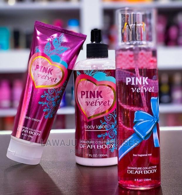 Pink Velvet 3in1 Body Lotion + Body Cream + Body Mist