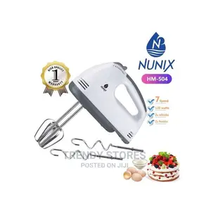 Portable Hand Mixer Plus Free Round Tins Measuring Cups