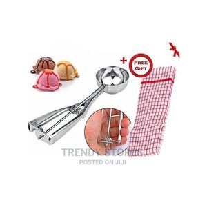 Ice Cream Scoop Spoon Plus Free Kitchen Towel - thumbnail 2