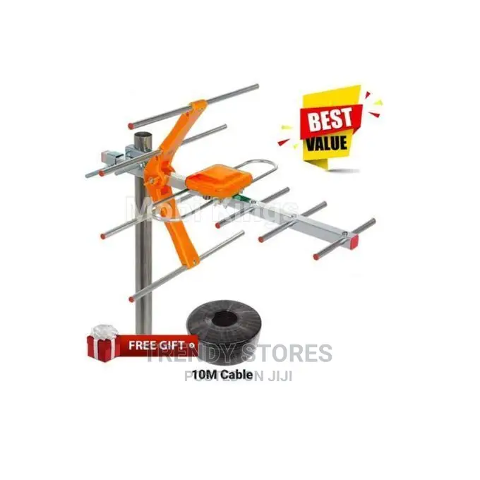 Digital Receiver TV Aerial Plus 10mtrs Cable 