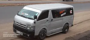 A 14 Seater Toyota Hiace For Hire.