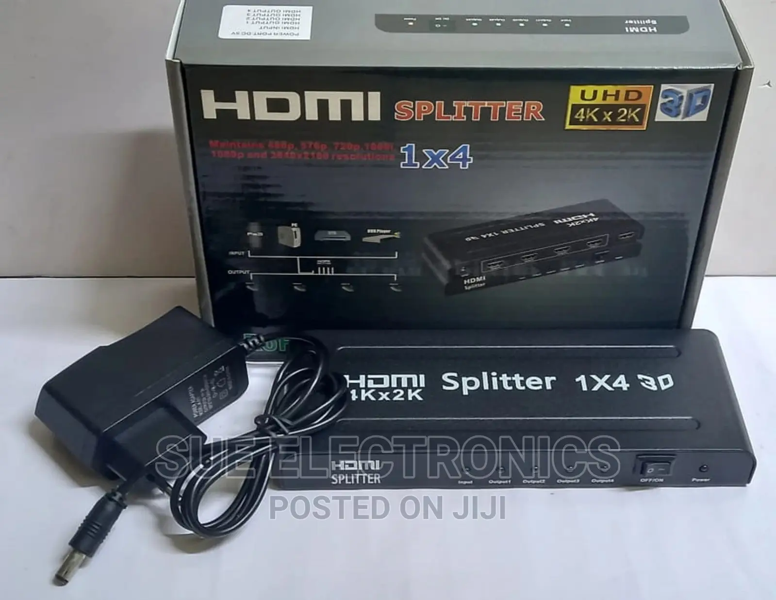 Hdmi Splitter 1X4 Splitter (4 Port)