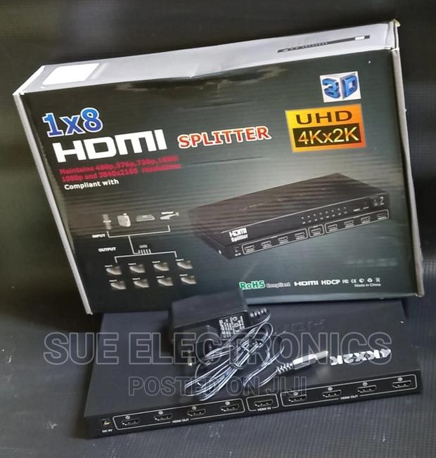 1*8 HDMI Splitter Full Display