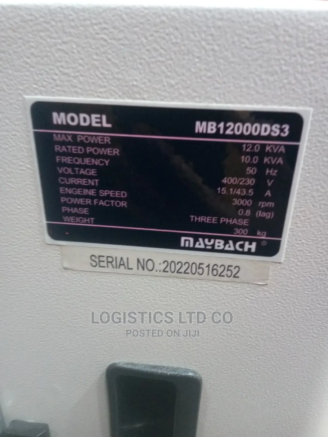 Maybach Three Phase Water Cool Diesel Generator 15kva+ATS