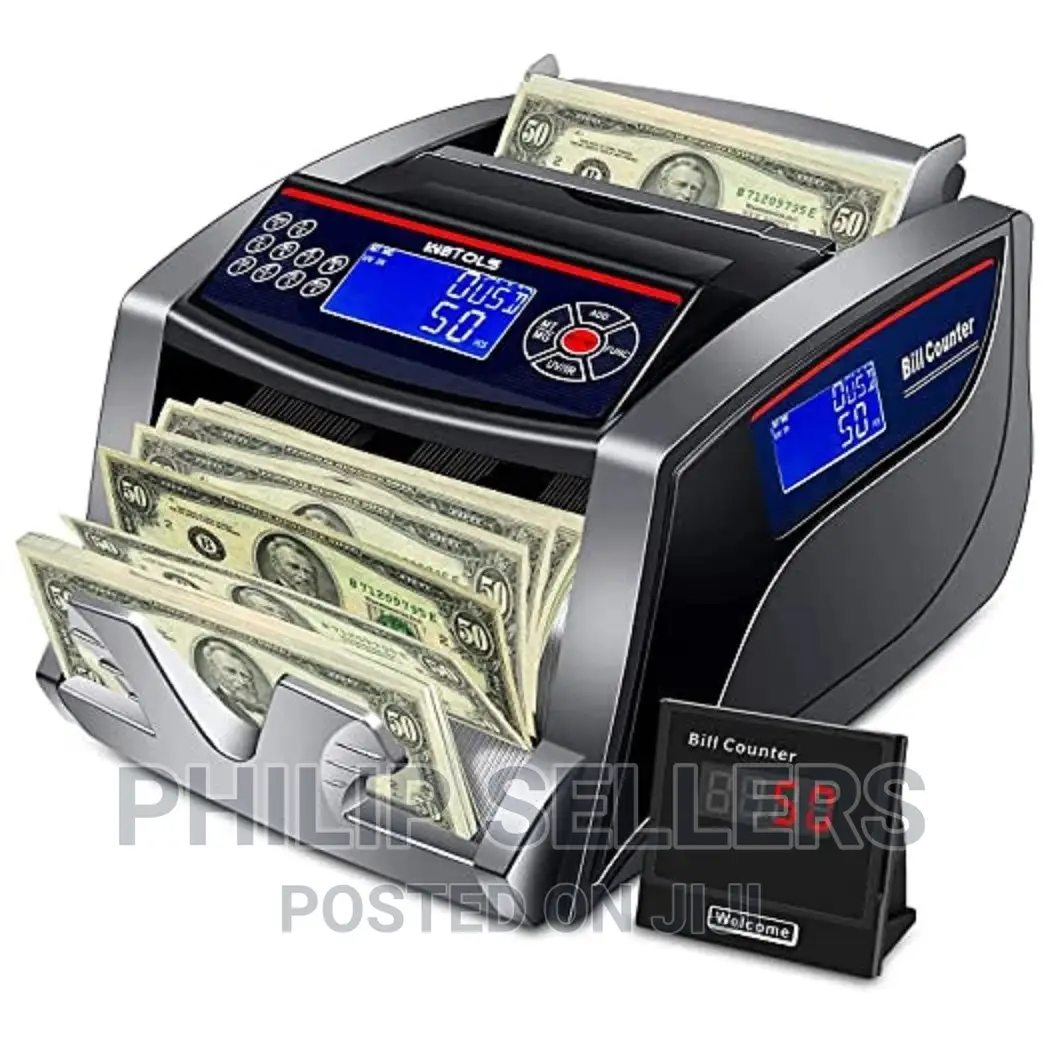 Money Counter Machine With 3 Screens, UV/IR/DD/MG/MT