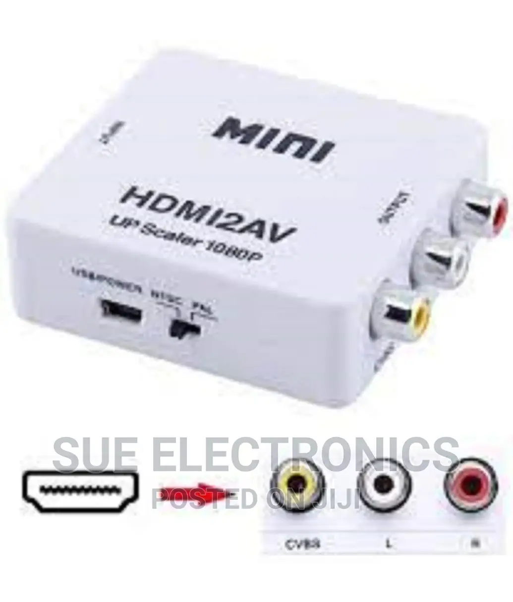 Mini Video Converter Box HDMI to RCA