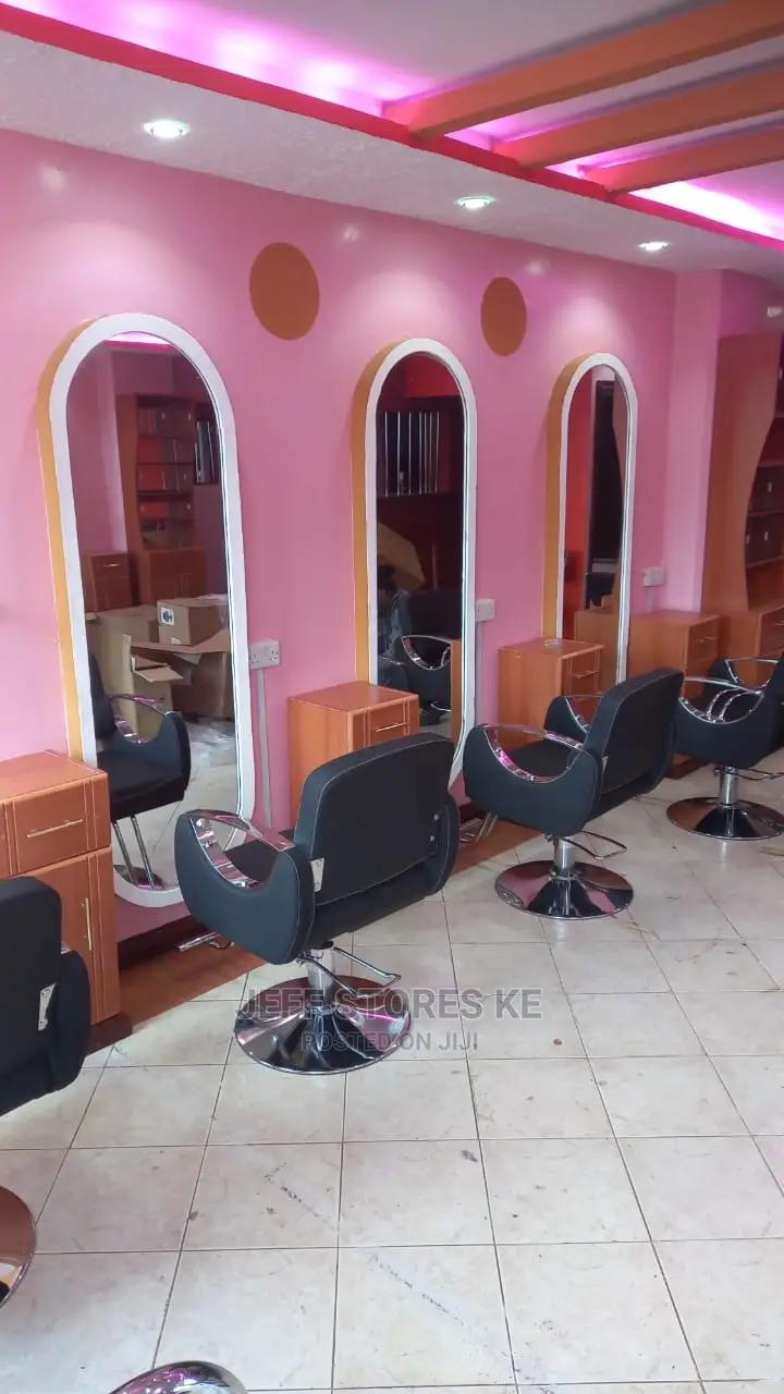 Salon Executive Styling Black Chairs