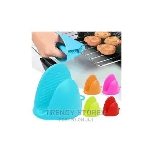 Silicon Mittens Oven Gloves (2 Pieces)