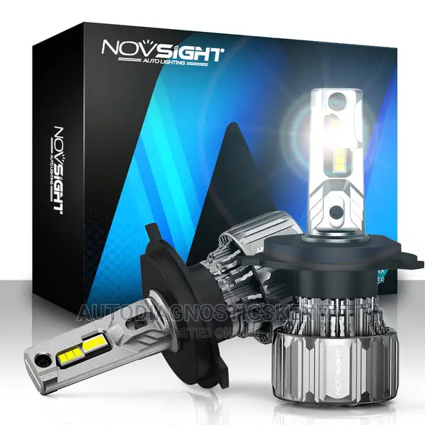 Brightest Led Car Headlight Bulbs Novsight H4 With Warranty in Nairobi Central Vehicle Parts