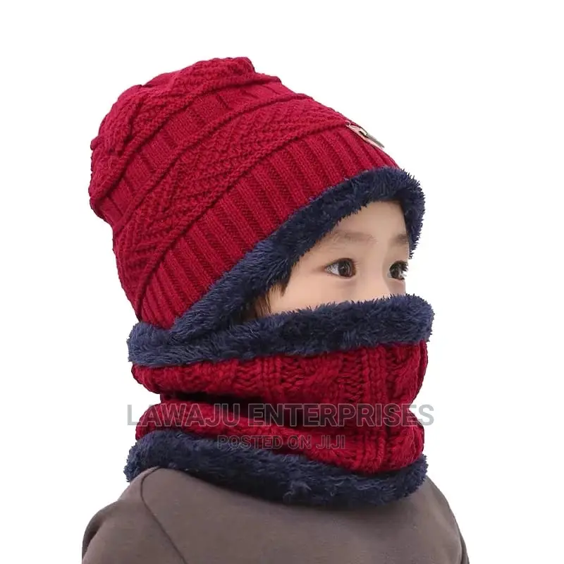 Kids Warm Marvin /Beenie Hat + Scarf Set