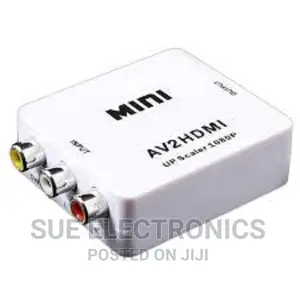 AV to Hdmi, Full HD 1080P Mini Rca Composites AV to HDMI