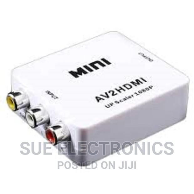 AV to Hdmi, Full HD 1080P Mini Rca Composites AV to HDMI