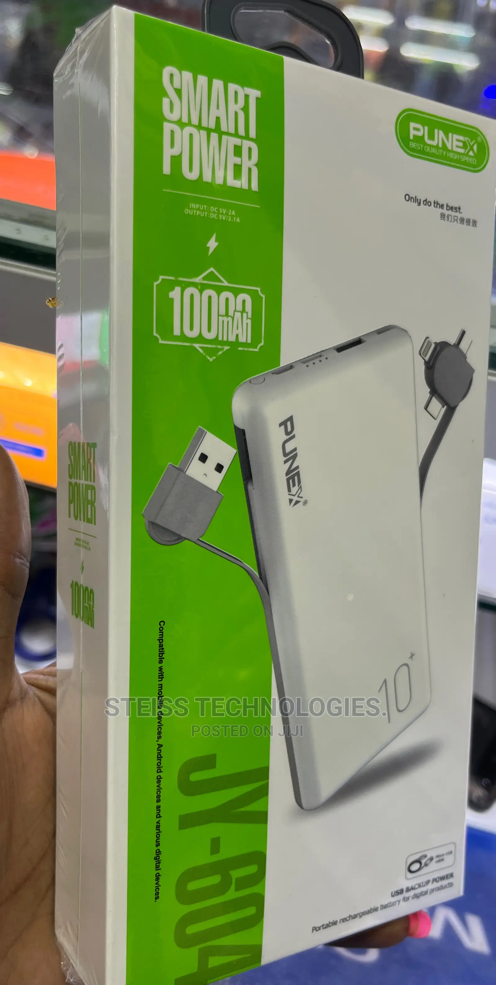 Punex 10000mah Powerbank.
