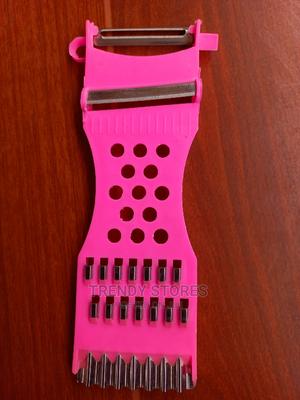 5 in 1 Vegetable Peeler - Pink - thumbnail 2