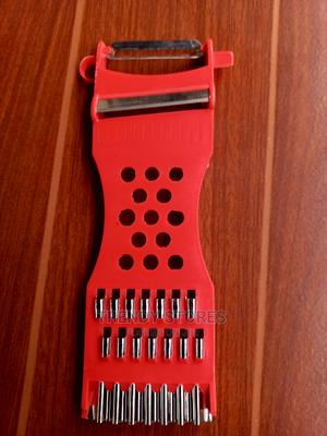 5 in 1 Vegetable Peeler - Red - thumbnail 2