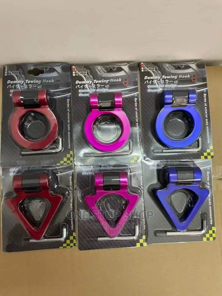 Different Shapes Bumper Tow Hook Decor
